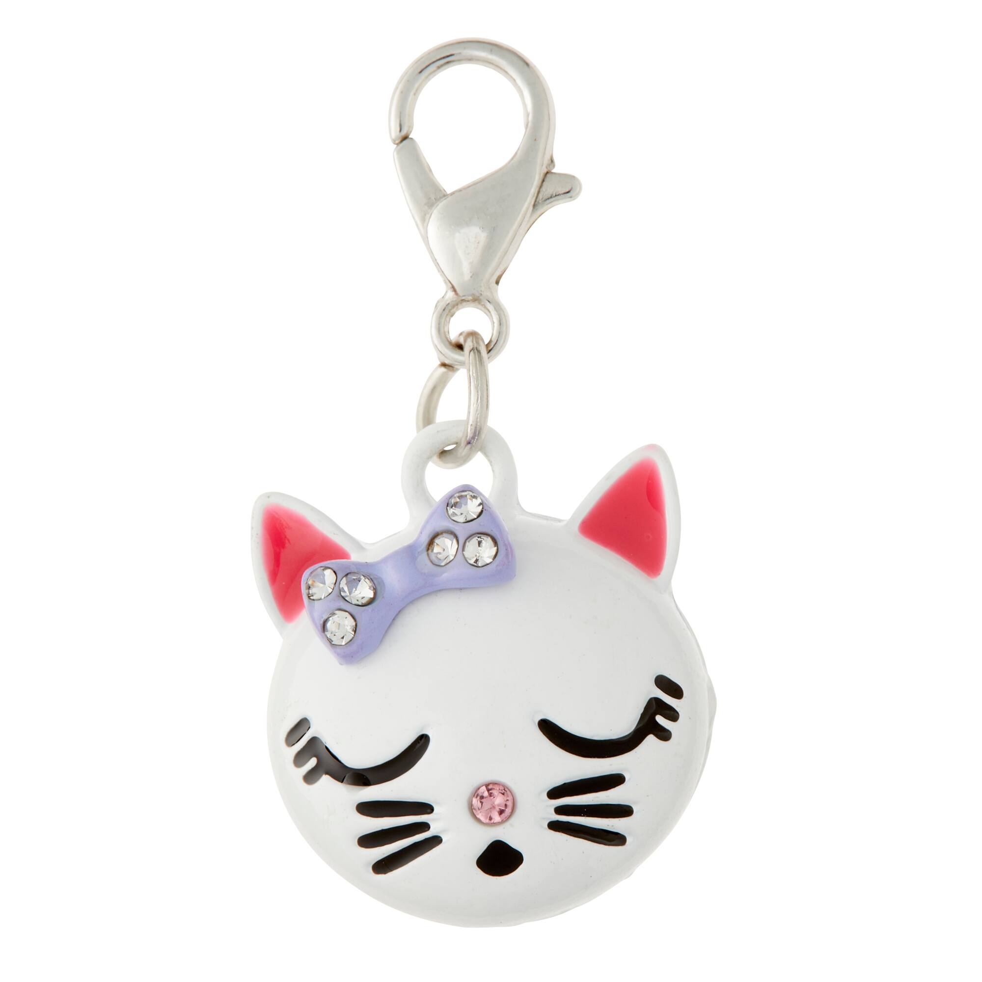 12 Pack: Rhodium-Colored Cat Charm by Bead Landing™